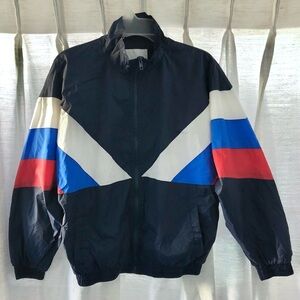 Big Sam activewear track jacket colorblock full zip